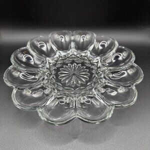 Vintage Anchor Hocking Egg Serving Plate